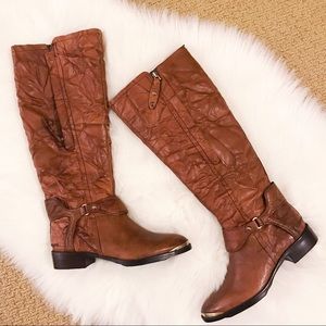 Sam Edelman  Whiskey Leather Knee Boots